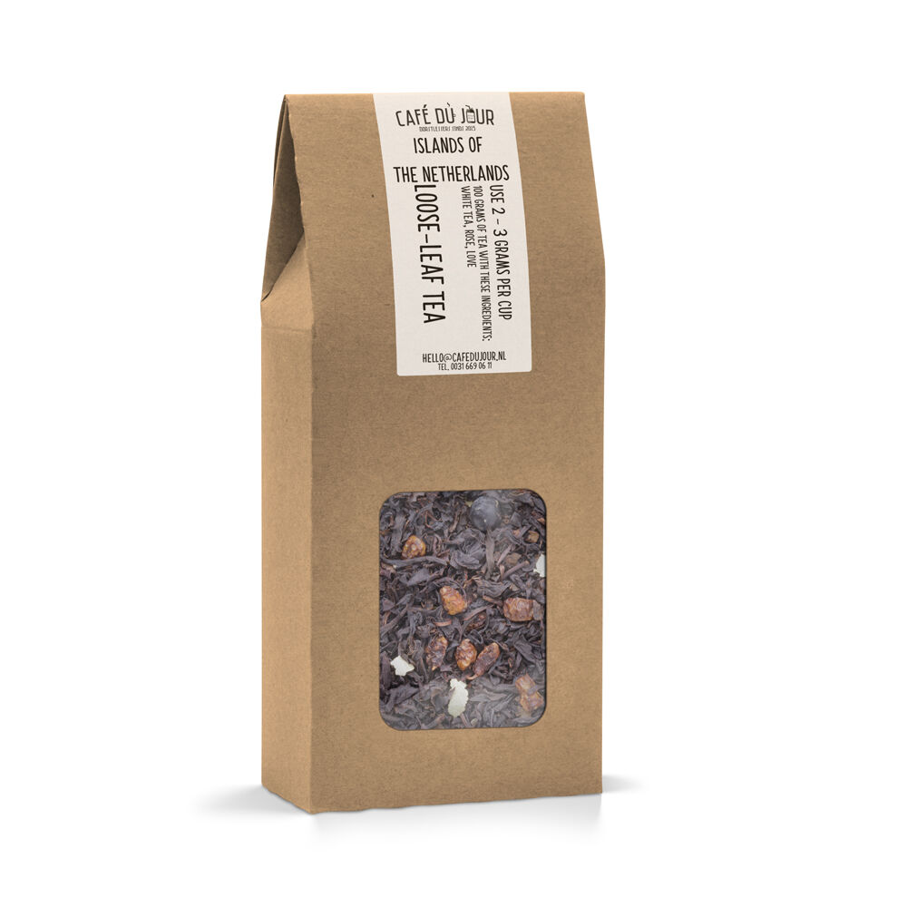 Café du Jour Islands of the Netherlands - zwarte thee 100 gram - Café du Jour losse thee