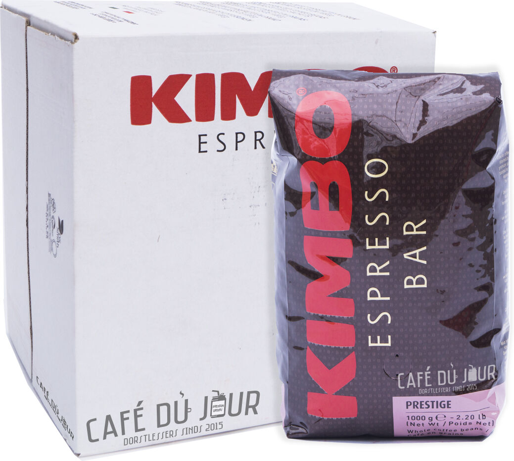 Kimbo Prestige Koffiebonen 6 x 1 kilo