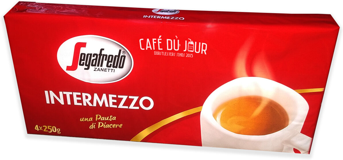 Segafredo Intermezzo 4 x 250 gram gemalen koffie