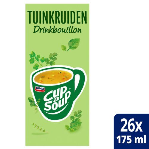 Cup-a-soup unox heldere bouillon tuinkruiden 175ml