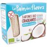 Pain Des Fleurs Krokante bio crackers met kokos bio