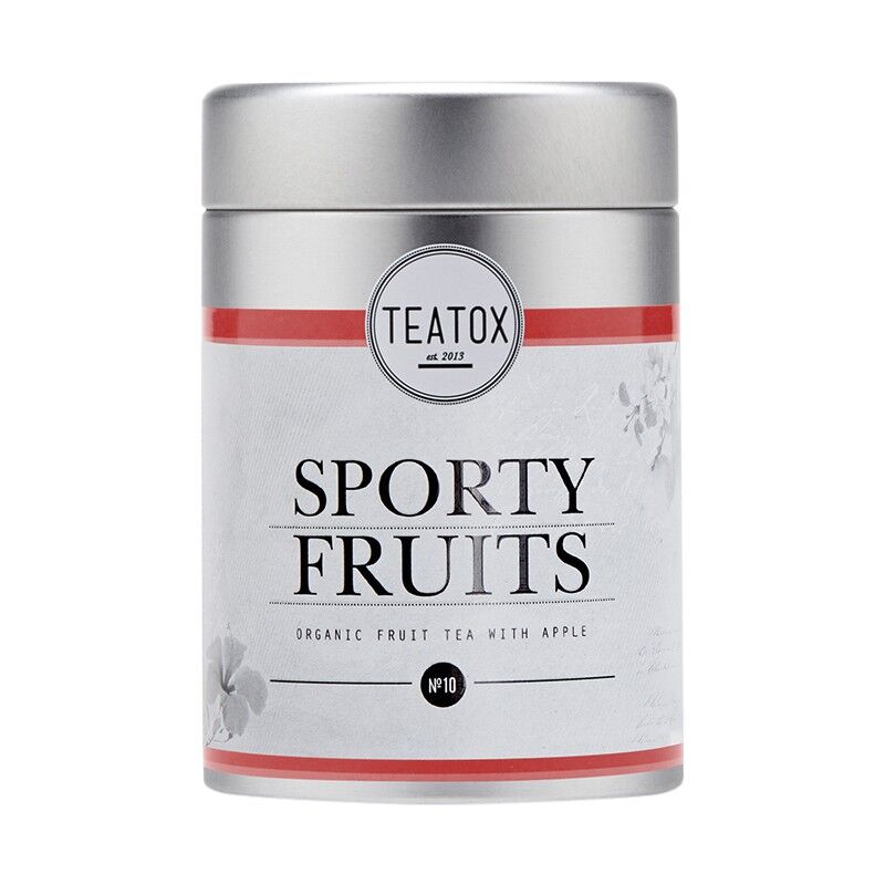 Teatox Sporty Fruits Organic Fruit Tea 90 g Thee