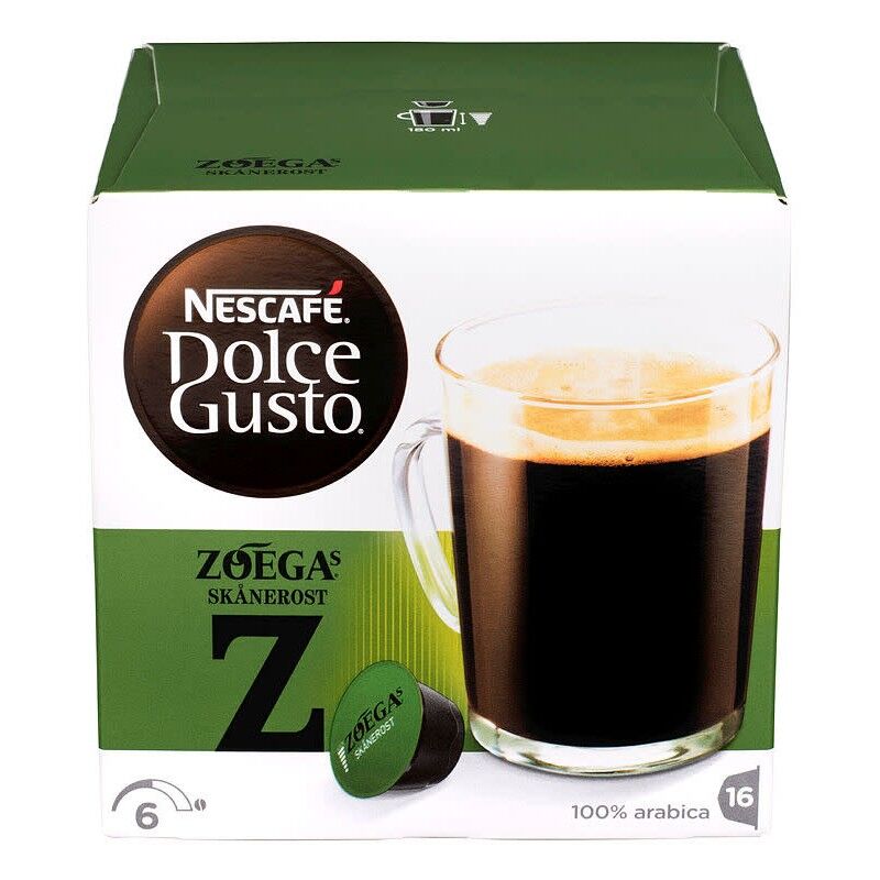 Nescafe Dolce Gusto Zoégas Skånerost 16 st Koffie Capsules