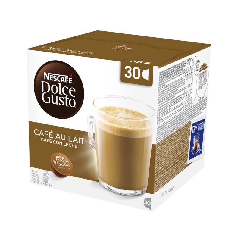 Nescafe Dolce Gusto Cafe Au Lait Big Pack 30 st Koffie Capsules