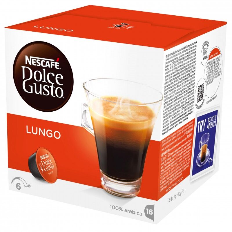 Nescafe Dolce Gusto Lungo 16 st Koffie Capsules
