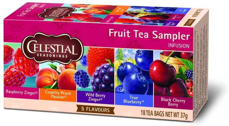 Celestial Fruit Tea Sampler 18 sachets Thee