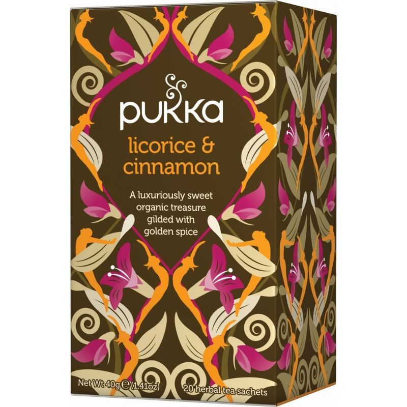 Pukka Licorice & Cinnamon Tea Eco 20 sachets Thee