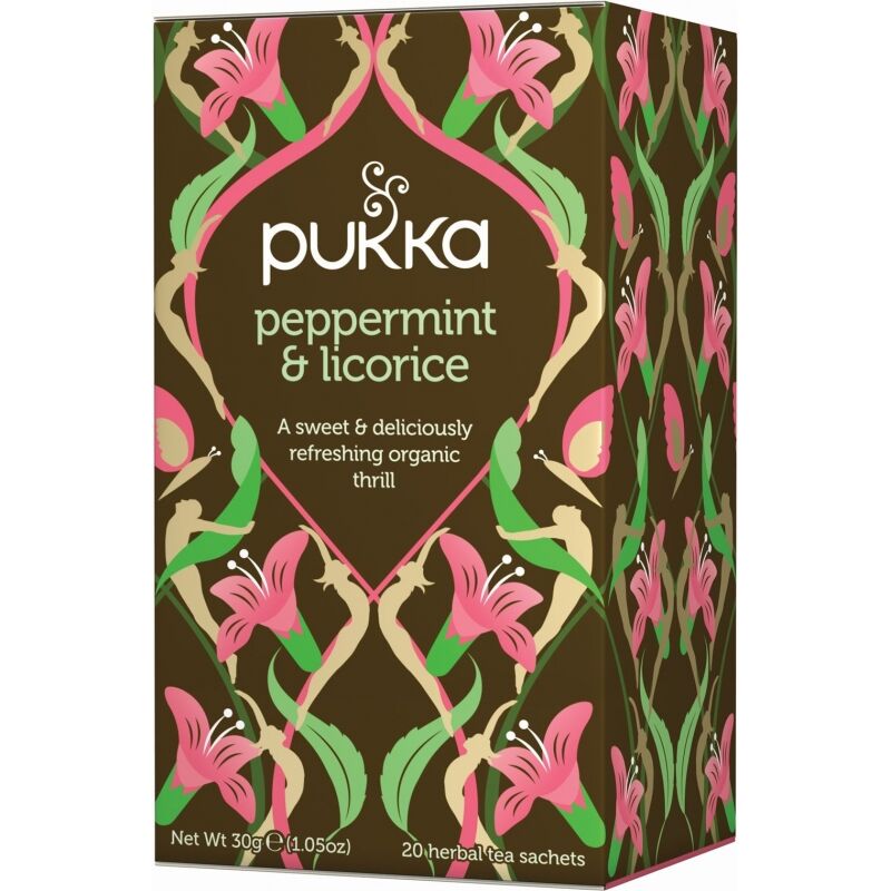 Pukka Peppermint & Licorice Tea Eco 20 sachets Thee