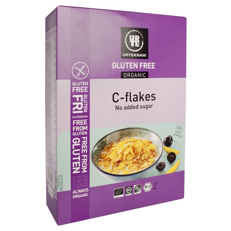 Urtekram C Flakes Eco Gluten-Free 375 g Ontbijt