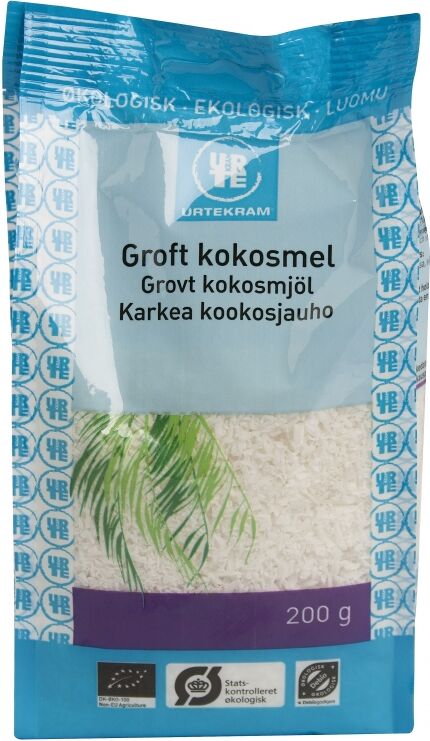 Urtekram Grof Kokosmel Eco 200 g Bakken