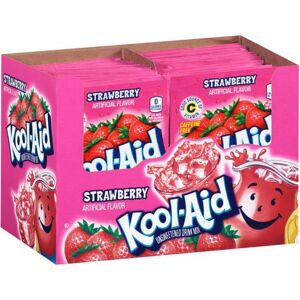 Godteri Kool Aid Strawberry Eske med 48stk