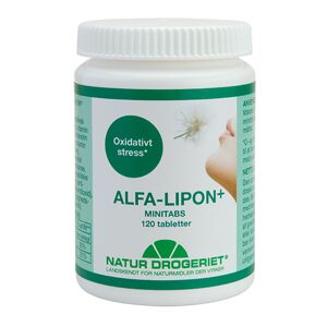 Natur Drogeriet Natur-Drogeriet Alfa-lipon+ Minitabs - 120 Tabletter