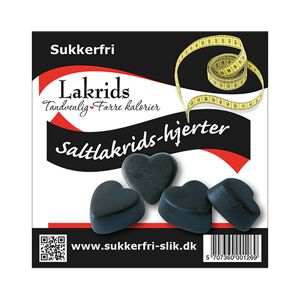 Diverse Saltlakris Hjerter - 90 g