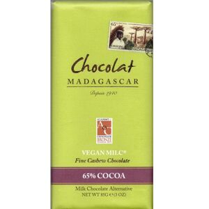 Kaffebox Chocolat Madagascar Vegan with Cashew 65%