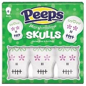 Peeps Marshmallow Skulls-6 biter