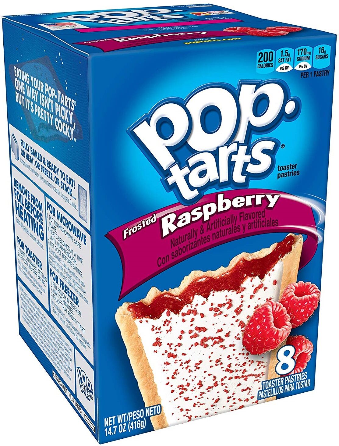 Pop Tarts Frosted Raspberry 8 stk