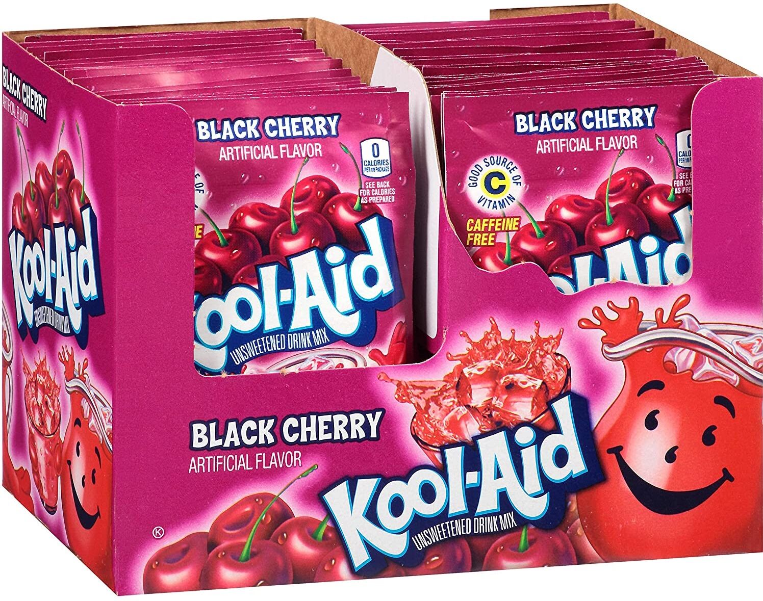 Kool Aid Black Cherry Eske med 48stk