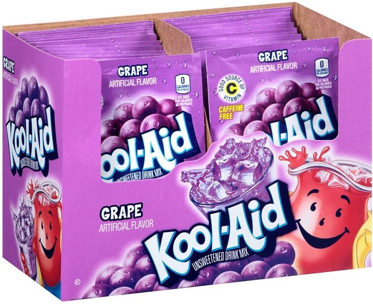 Kool Aid Grape Eske med 48stk