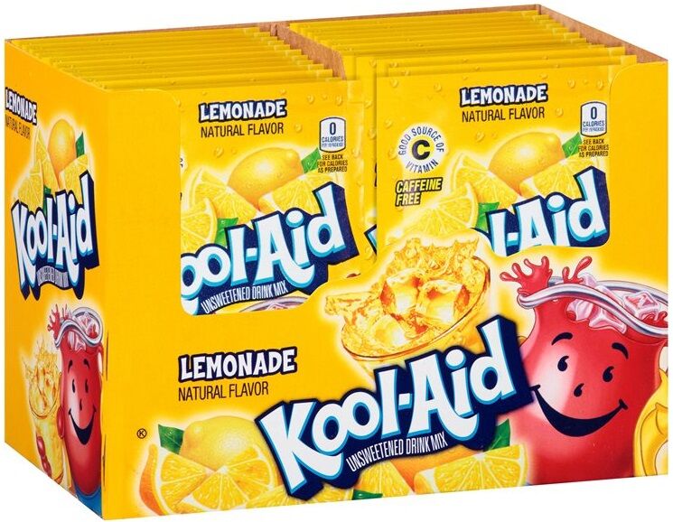 Kool Aid Lemonade Eske med 48stk