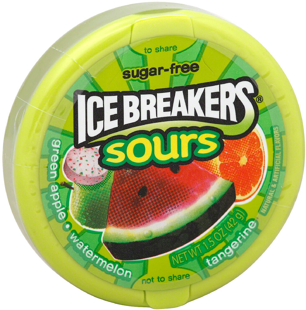Ice Breakers Sours - Sukkerfri 42g