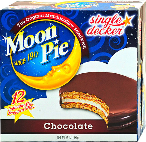 Moon Pie Chocolate - 12 stk En hel kartong med Moon Pies