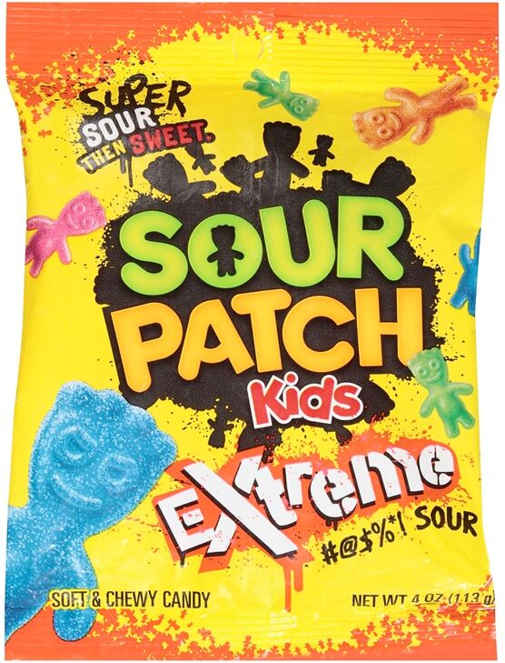 Sour Patch Kids Extreme Sour 113g Ekstremt surt - Ekstremt godt!