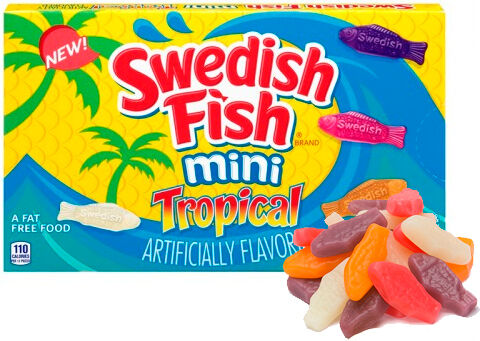 Swedish Fish Mini Tropical - 99g