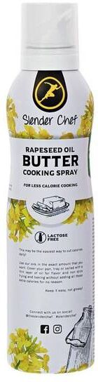 Slender Chef Rapeseed Butter Cooking Spray - 200 Ml