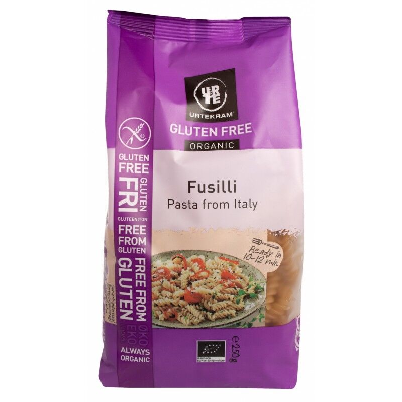 Urtekram Fusilli Glutenfri Øko 250 g Pasta