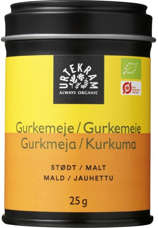 Urtekram Gurkemeje Øko 25 g Krydder