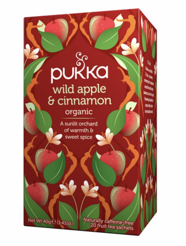 Pukka Wild Apple & Cinnamon Tea Øko 20 sachets Te