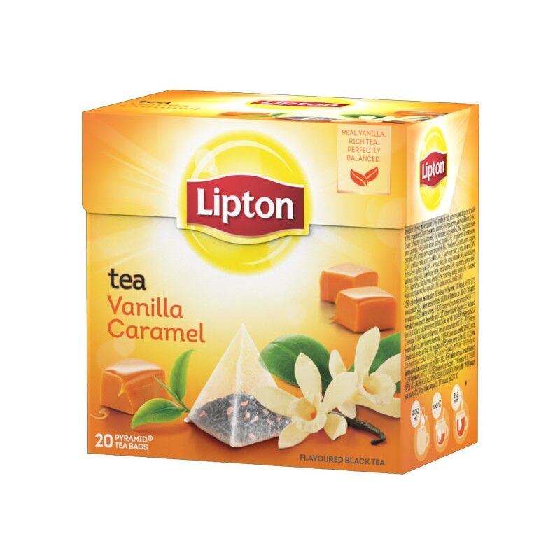 Lipton Black Tea Vanilla Caramel 20 stk Te