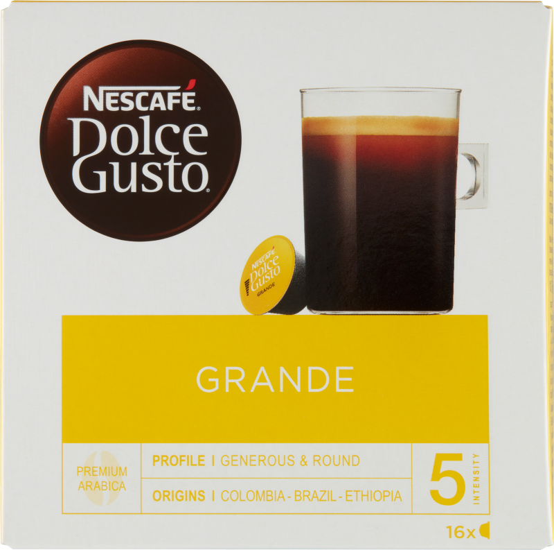 Nescafe Dolce Gusto Grande 16 stk Kaffekapsler