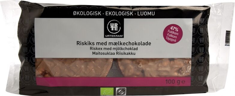 Urtekram Riskaker Melkesjokolade Øko 100 g Snack