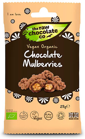 The Raw Chocolate Company Raw Chocolate Mulberries - 28 Gram