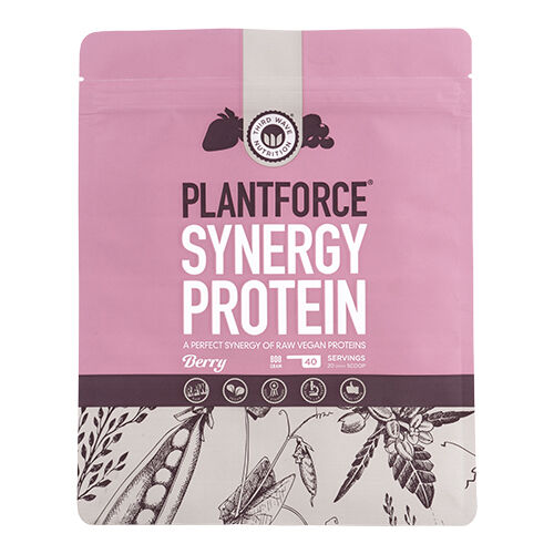 Plantforce Synergy Protein Bær - 800 g