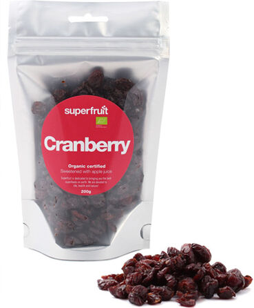 Superfruit Cranberries Tranebær Ø - 200 Gram