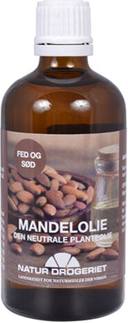 Natur Drogeriet Natur-Drogeriet Mandelolie Fed Sød - 100 ml