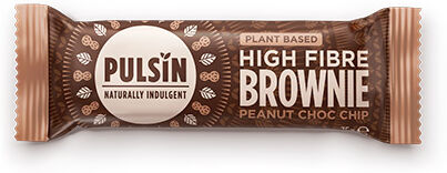 Pulsin Peanut Choc chip raw choc brownie Pulsin - 50 g