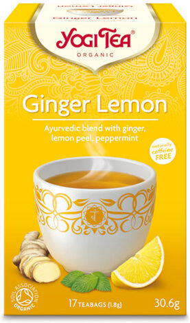 Yogi Tea Ginger Lemon Øko - 17 Poser