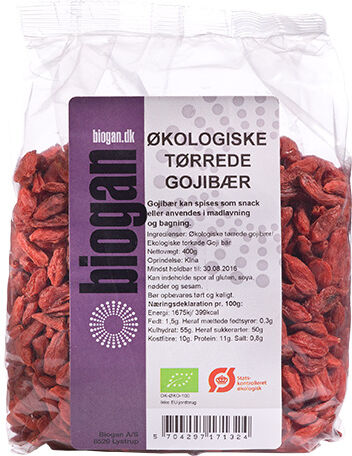 Biogan Gojibær Ø - 400 g