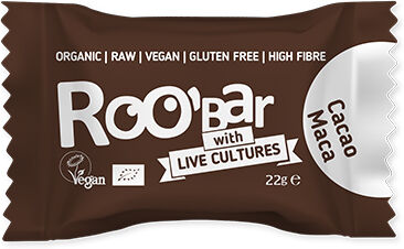 ROO bar Roobiotic Energibombe Kakao & Maca Ø - 22 g