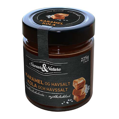 Saveurs & Nature Smørepålæg Choko/karamel M. Havsalt Ø - 225 g