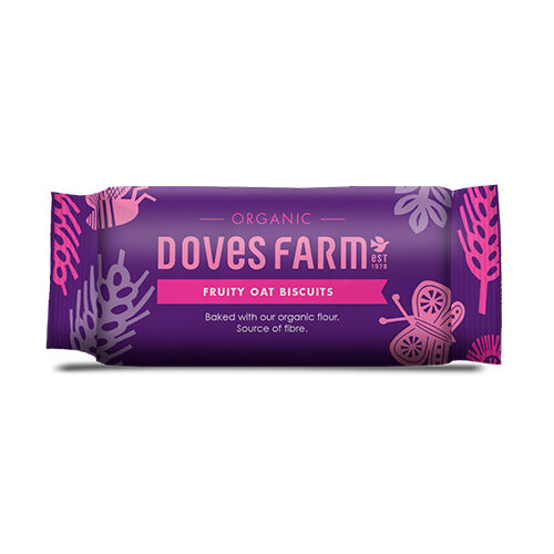 Doves Farm Organic Frugt & Havre Kiks Ø - 200 g