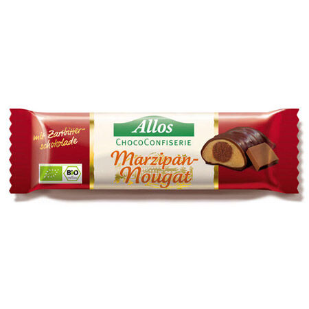 Allos Sjokolade Marsipan & Nougat Bar Ø (Allos) - 35 g