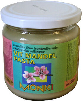 Monki Mandelsmør Hvit Ø - 330 g