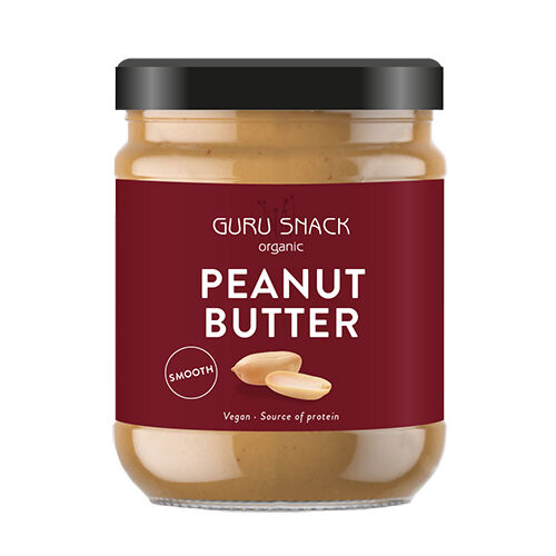 Guru Snack Peanutbutter Smooth Ø - 250 g