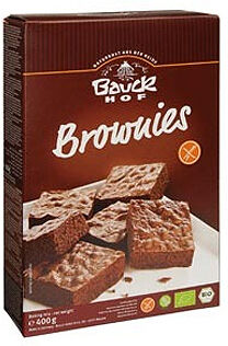 Bauckhof Brownies Mix Ø Glutenfri - 400 g