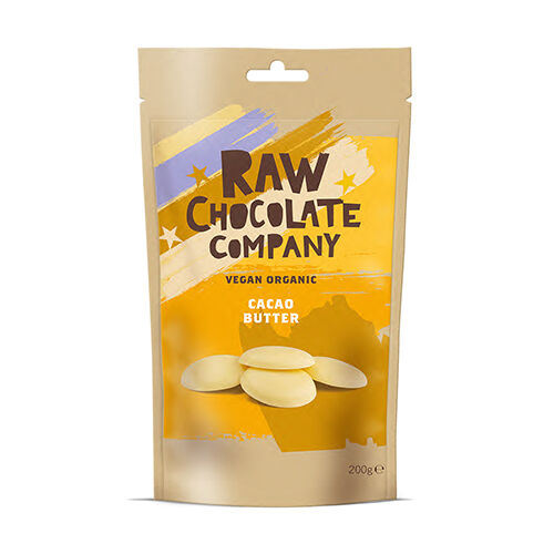 The Raw Chocolate Company Jomfru Kakaosmør Knapper Ø - 200 Gram
