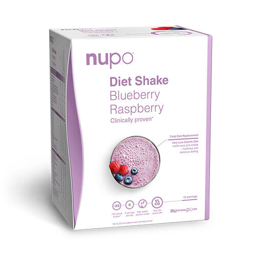 Nupo Diet Shake Blueberry Rasberry - 384 g